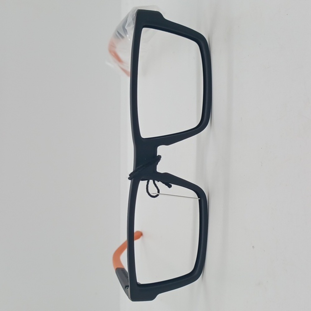 NWT MEN'S PRESCRIPTION SAFETY GLASSES EL-7 ORANGE BLACK